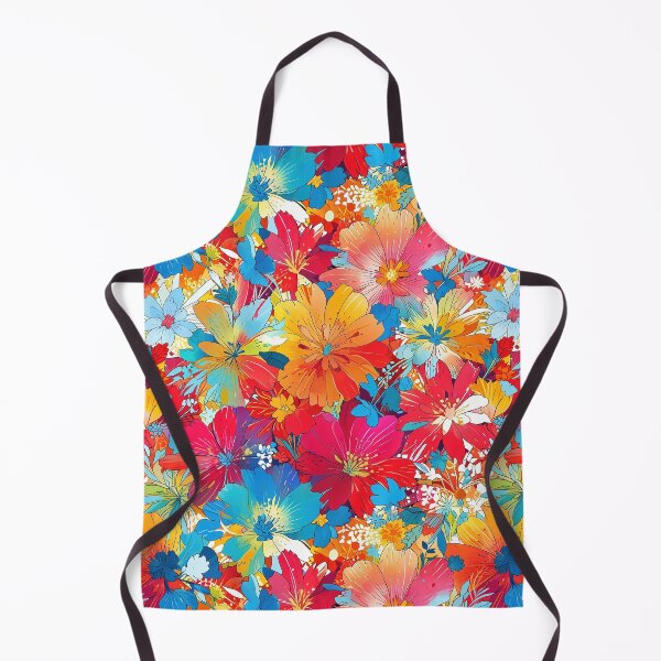 Item preview, Bright Flower Explosion in Bold Colors designed and sold by CoolPixels.