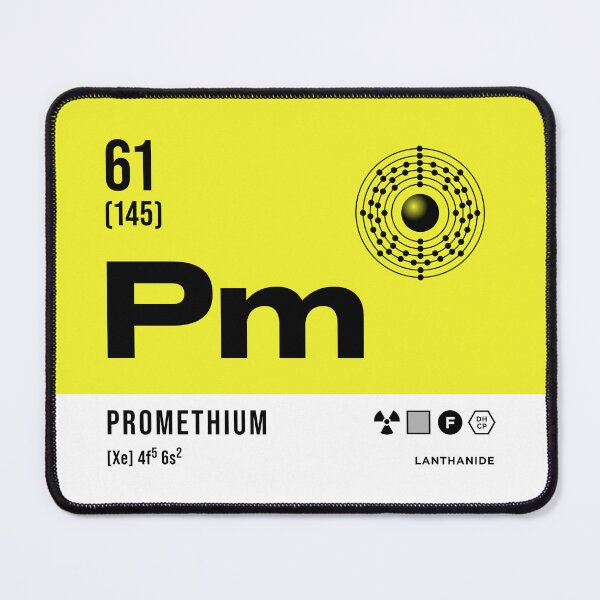 Item preview, 61 Promethium Periodic Table Element Light designed and sold by VoodooCircus.