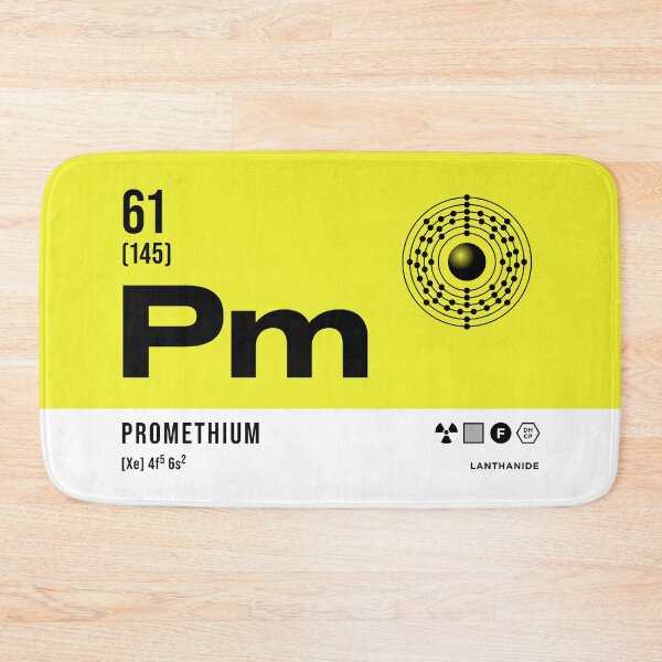 Item preview, 61 Promethium Periodic Table Element Light designed and sold by VoodooCircus.