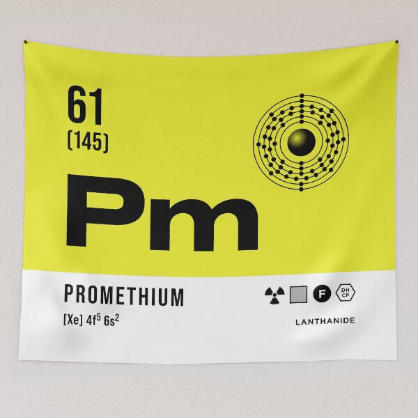 Item preview, 61 Promethium Periodic Table Element Light designed and sold by VoodooCircus.