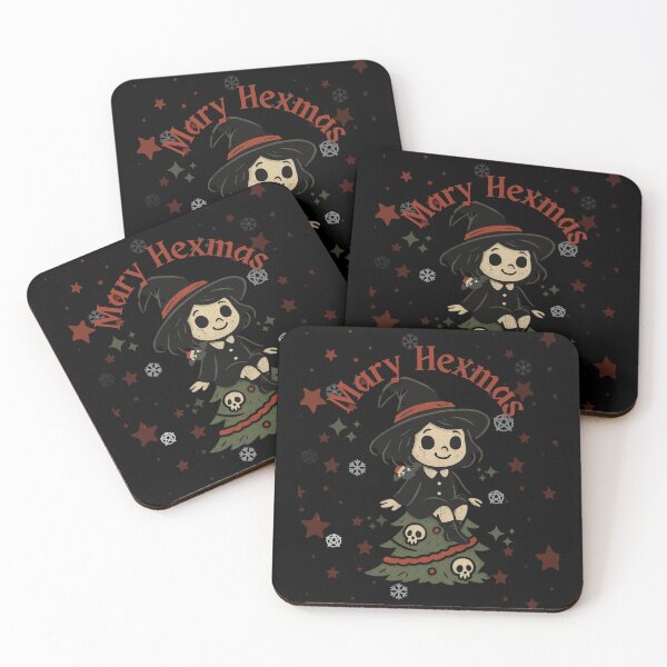 Item preview, Mary Hexmas – Cute Gothic Witch on Tree designed and sold by Tookiester.