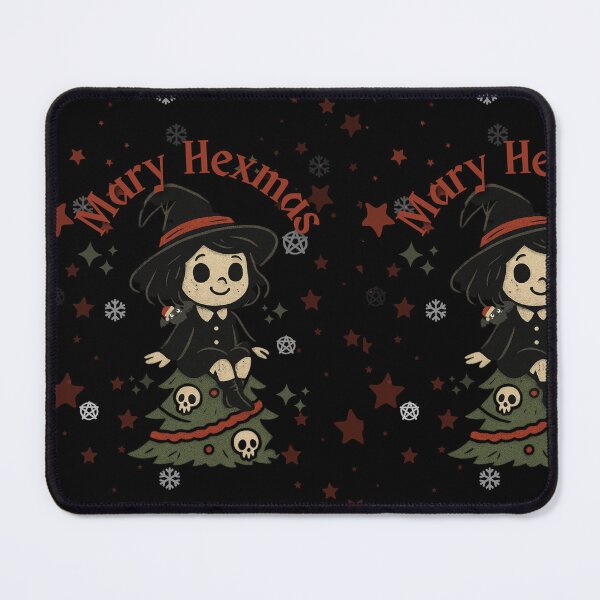 Item preview, Mary Hexmas – Cute Gothic Witch on Tree designed and sold by Tookiester.