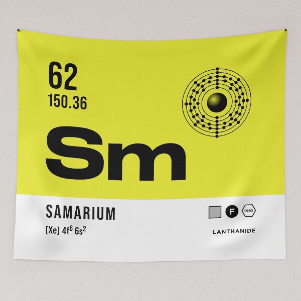 Item preview, 62 Samarium Periodic Table Element Light designed and sold by VoodooCircus.