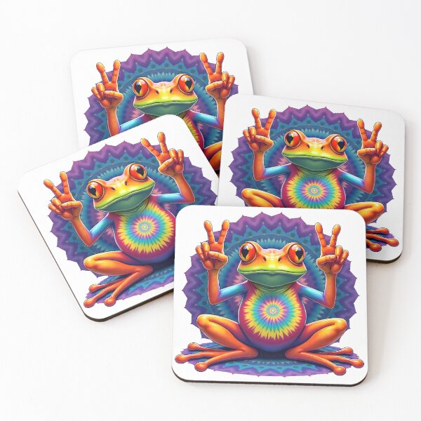 Item preview, Peace Frog designed and sold by TheEmptyBottleStudio.