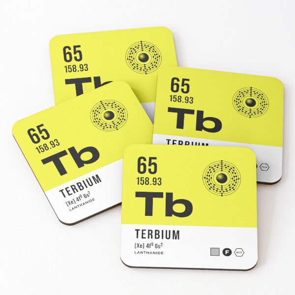 Artikelvorschau, 65 Terbium Periodensystem Element Licht entworfen und verkauft von VoodooCircus.