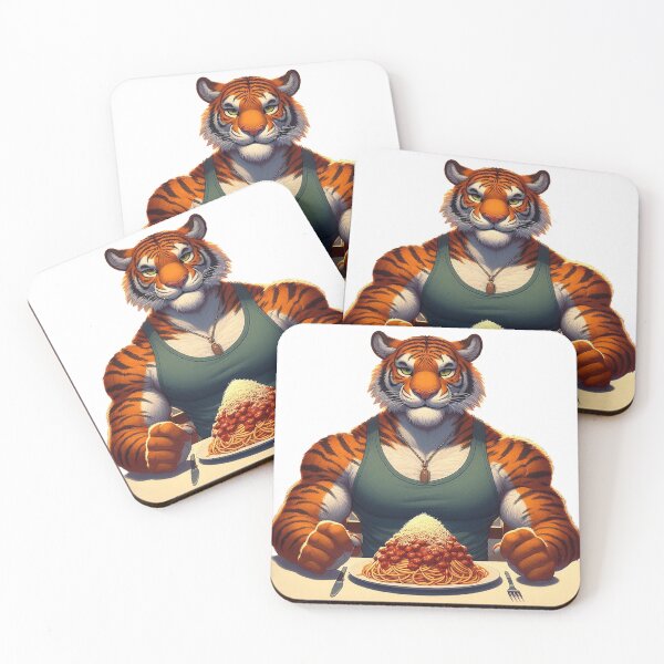 Item preview, Tiger and his Spaghetti designed and sold by nikkolaus.