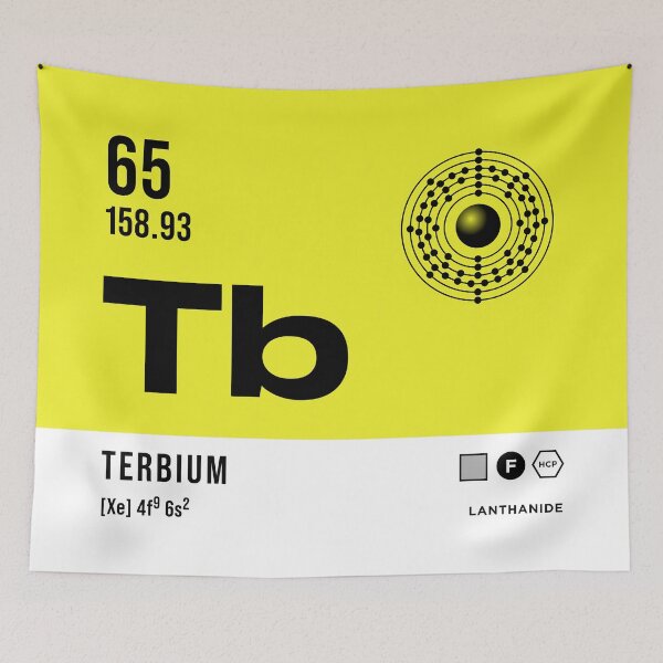 Item preview, 65 Terbium Periodic Table Element Light designed and sold by VoodooCircus.