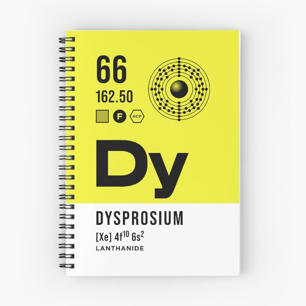Artikelvorschau, 66 Dysprosium, Element des Periodensystems, Licht entworfen und verkauft von VoodooCircus.