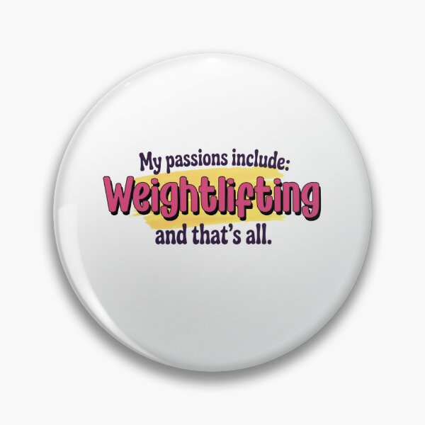 Item preview, Weightlifting is my passion - Funny Weightlifting Lover designed and sold by Watsonarts.