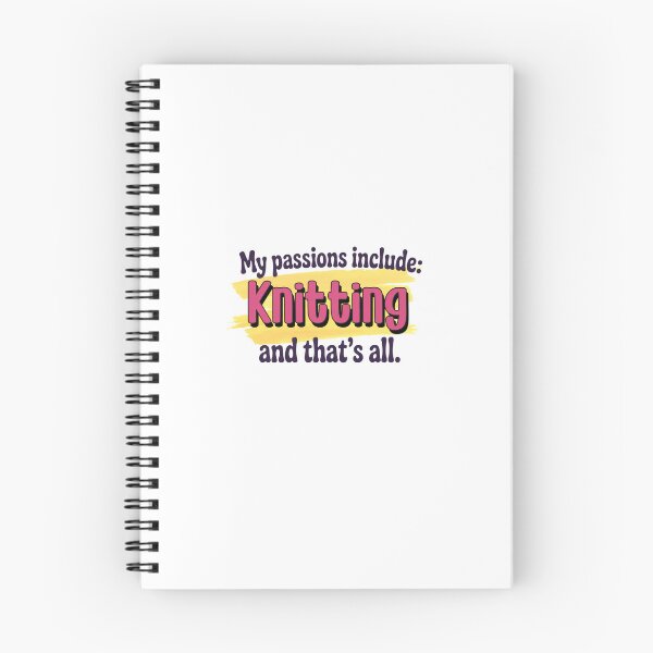 Item preview, Knitting is my passion - Funny Knitting Lover designed and sold by Watsonarts.