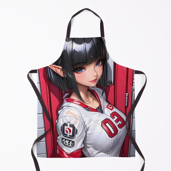 Item preview, Anime Noshiro Azur Lane Game Bathroom Elf-Eared Crop Top Portrait designed and sold by juniorcastros.