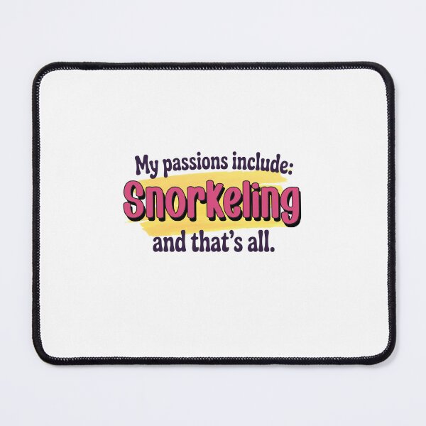 Item preview, Snorkeling is my passion - Funny Snorkeling Lover designed and sold by Watsonarts.