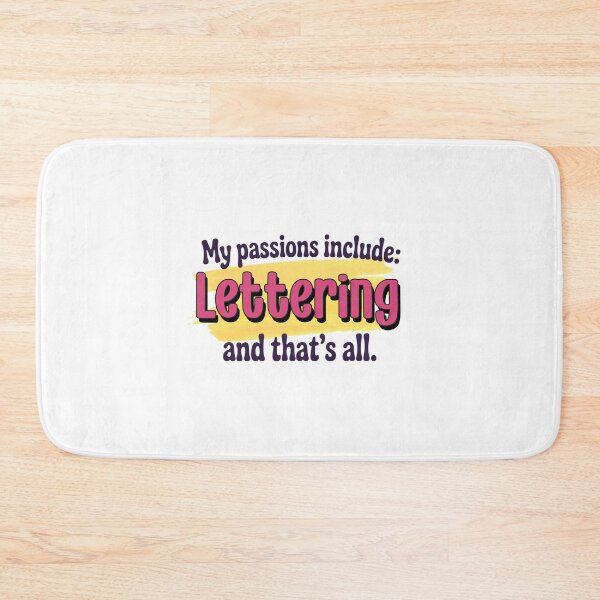 Item preview, Lettering is my passion - Funny Lettering Lover designed and sold by Watsonarts.