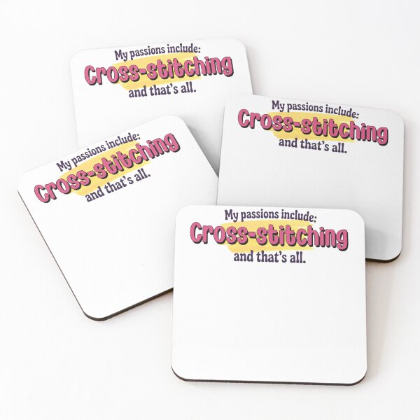 Item preview, Cross-stitching is my passion - Funny Cross-stitching Lover designed and sold by Watsonarts.