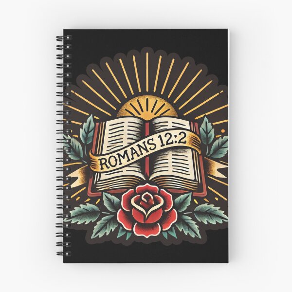 Item preview, Romans 12:2 – Renewed Mind Scripture Tattoo Design designed and sold by FollowTheLeader.