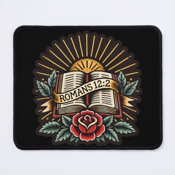 Item preview, Romans 12:2 – Renewed Mind Scripture Tattoo Design designed and sold by FollowTheLeader.