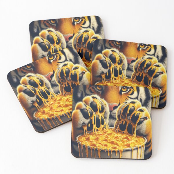 Item preview, Cheesy Tiger Paws designed and sold by nikkolaus.