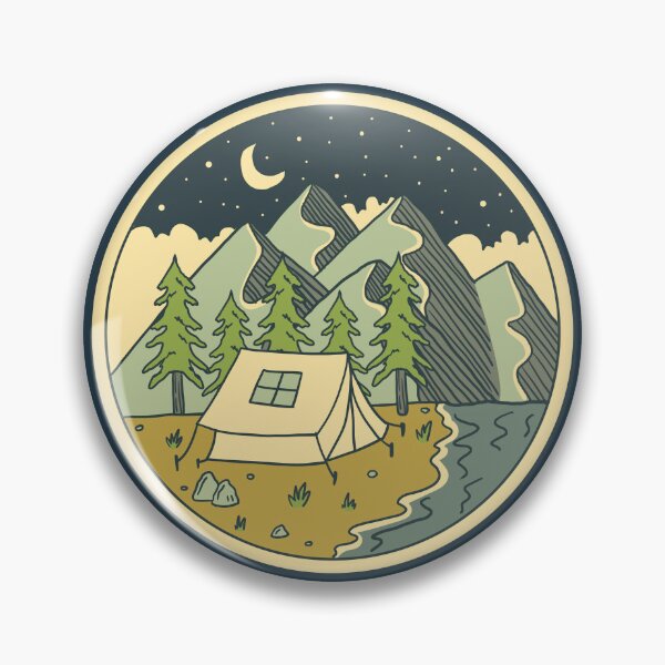 Item preview, Camping night designed and sold by PeachyLitchi.