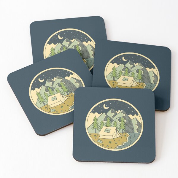 Item preview, Camping night designed and sold by PeachyLitchi.