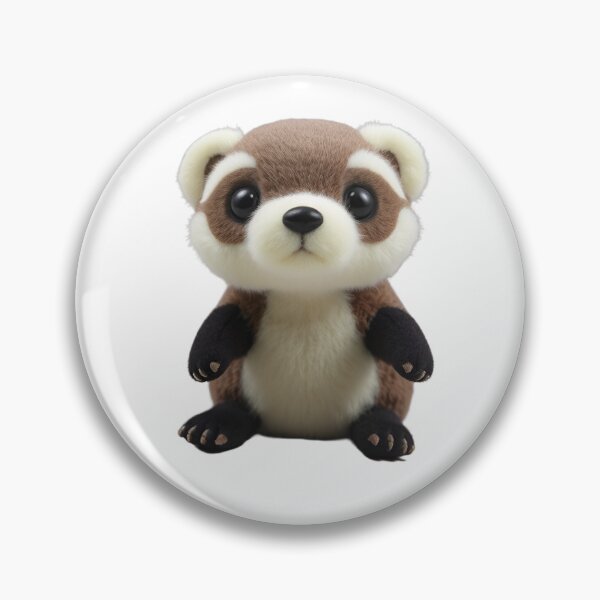 Item preview, Fluffy baby ferret designed and sold by TheDarkArtRoom.
