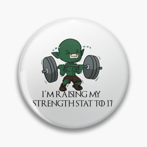 Item preview, Orc Raising My Strength Stat designed and sold by kjmastersart.