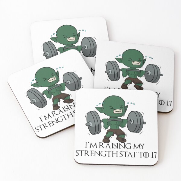 Item preview, Orc Raising My Strength Stat designed and sold by kjmastersart.