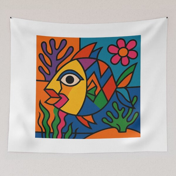 Item preview, Fragmented Ocean Life T-Shirt designed and sold by CeammiShop.