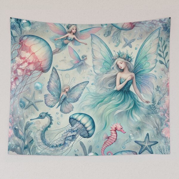 Item preview, Celestial Tides: Fairies Beneath the Moon designed and sold by Oonward2021.
