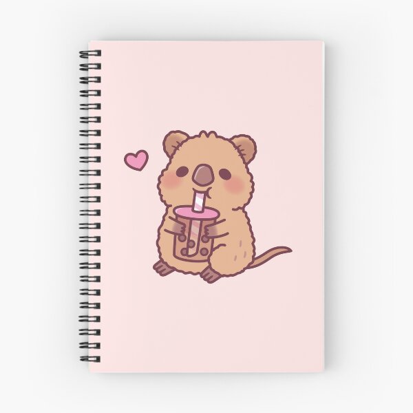 Item preview, Cute Quokka Loves Bubble Tea designed and sold by rustydoodle.