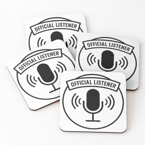 Item preview, Official Podcast Listener Badge designed and sold by TONSNAP.