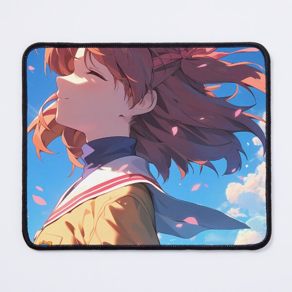 Item preview, Nagisa Furukawa Clannad Misaka Mikoto Railgun Anime Serene Smile School Uniform Sky Petals designed and sold by earlobejerk.