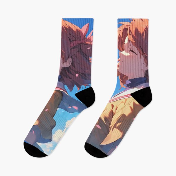 Item preview, Nagisa Furukawa Clannad Misaka Mikoto Railgun Anime Serene Smile School Uniform Sky Petals designed and sold by earlobejerk.