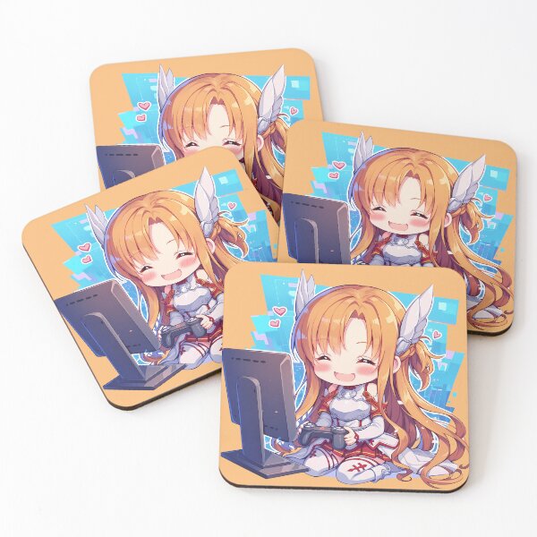 Item preview, Asuna Sword Art Online Anime Chibi Gaming Controller Romántico designed and sold by juniorcastros.