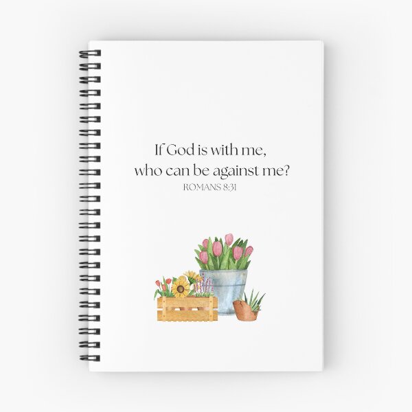 Item preview, watercolor plants | Romans 8:31 designed and sold by TheCraftedLight.