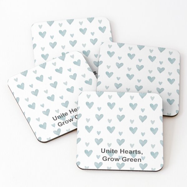 Item preview, Unite Hearts, Grow Green; Hearts for a Green Earth designed and sold by Creative-RE.