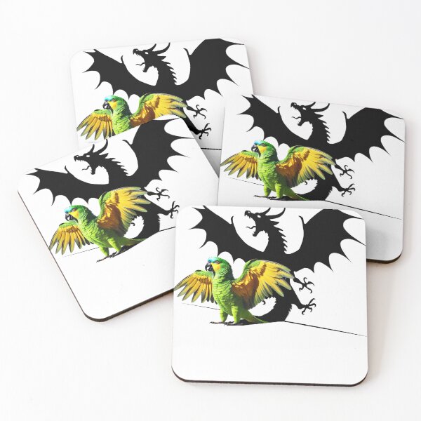 Item preview, Funny Screaming Yellow Naped Parrot Dragon Lover Meme designed and sold by Kimberley King Art  King Art.