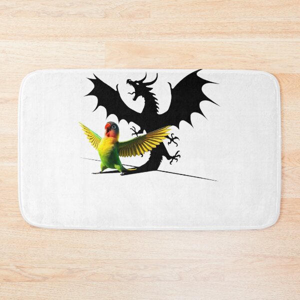 Item preview, Funny Screaming Yellow-collared Lovebird Parrot Dragon Lover Meme designed and sold by Kimberley King Art  King Art.