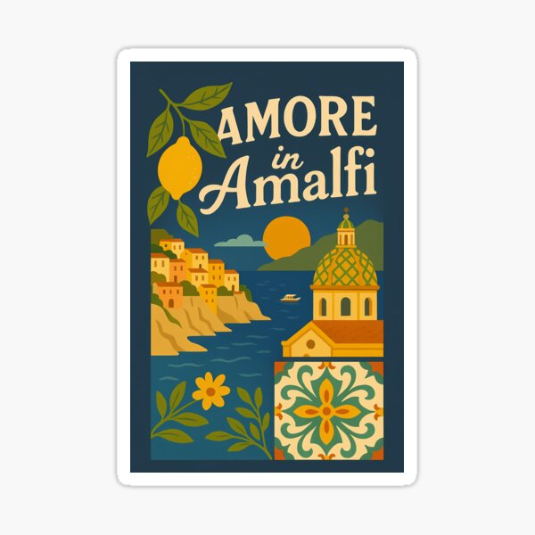 Item preview, Amore in Amalfi Coast Italian Summer Travel Scene designed and sold by k3rstman1.