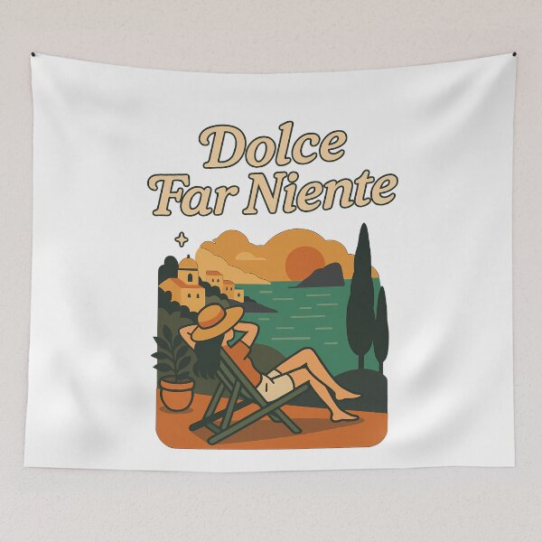 Item preview, Dolce Far Niente Italian Coast Relaxation Scene designed and sold by k3rstman1.