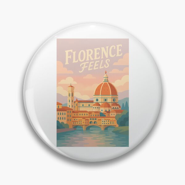 Item preview, Florence Feels Vintage Italian Cityscape designed and sold by k3rstman1.