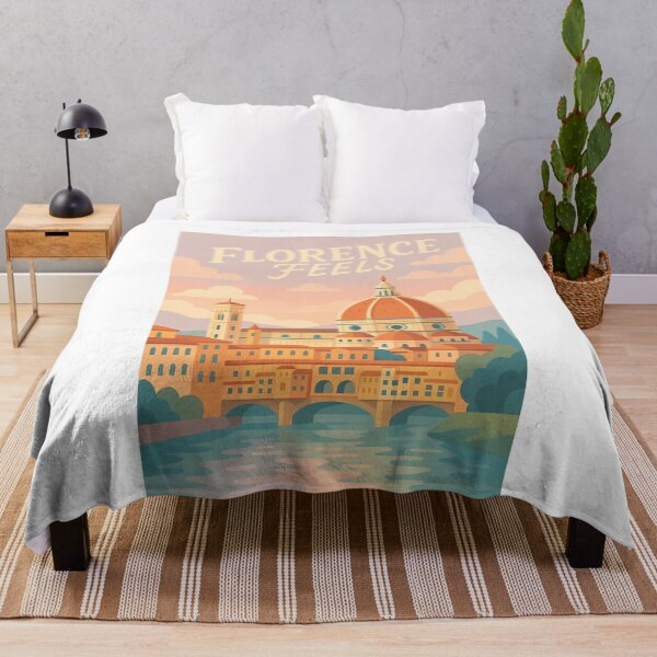 Item preview, Florence Feels Vintage Italian Cityscape designed and sold by k3rstman1.