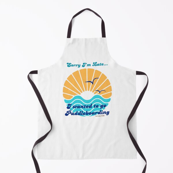 Item preview, Sorry I’m Late… I Wanted to Go Paddleboarding – Retro Lake Life Design by The Shady Paddler designed and sold by The Shady Paddler.