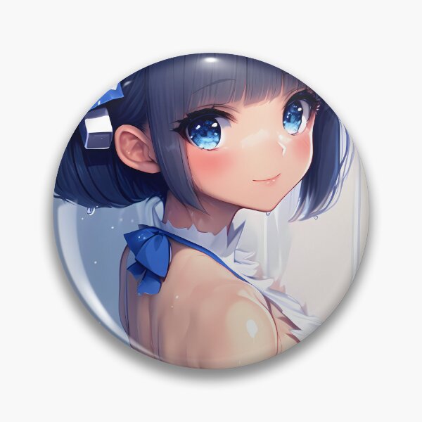 Item preview, Girl Hestia DanMachi Anime Shower Goddess Waifu Radiant Warmth designed and sold by earlobejerk.