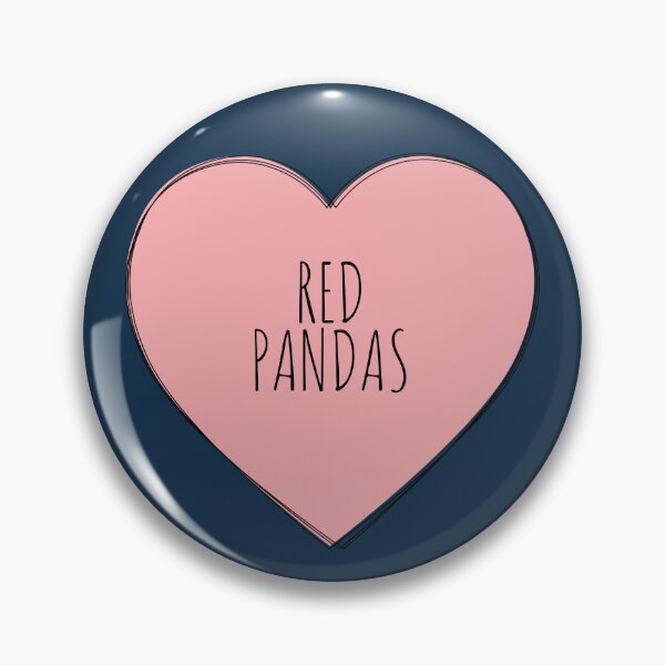 Item preview, I Love Red Pandas Pink Heart designed and sold by MaryAller.