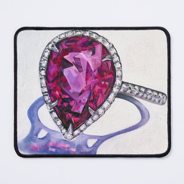 Item preview, Pink Sapphire Ring designed and sold by ElleVictoriaArt.