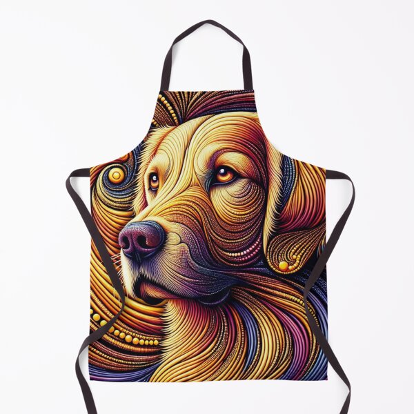Item preview, Golden Retriever Spiraling Canine Energy designed and sold by Wags & Tails.