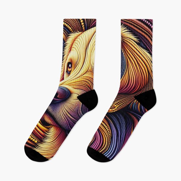 Item preview,  Golden Retriever Spiraling Canine Energy designed and sold by Wags & Tails.