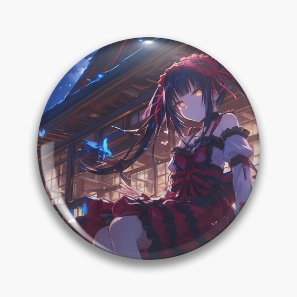 Item preview, Kurumi Tokisaki Gothic Red Dress Date A Live designed and sold by earlobejerk.