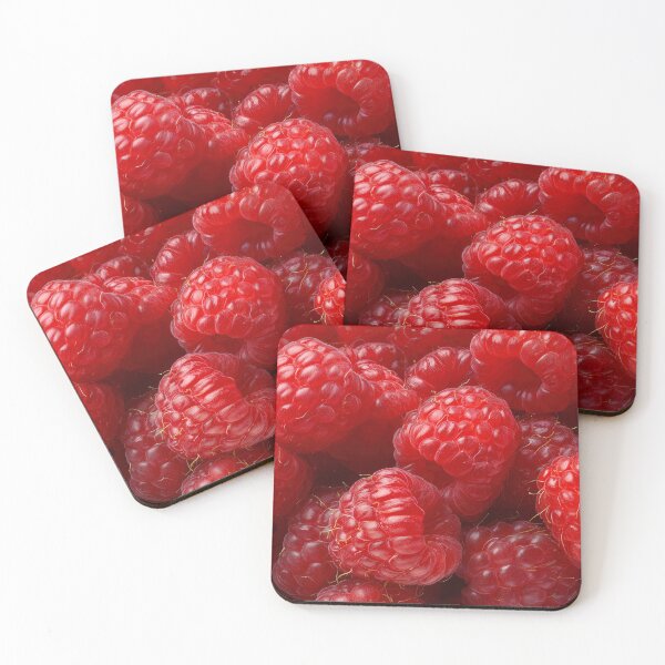 Item preview, Fresh Raspberries Glisten Under Sunlight designed and sold by jecphotography and art.