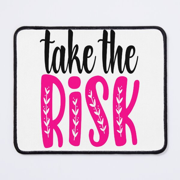 Item preview, Take the Risk Motivational Quote Design | Bold Inspirational Message for Dreamers designed and sold by TrendyTamale.